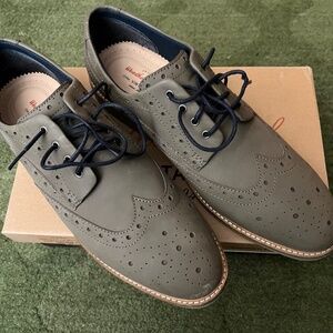 Weatherproof Vintage Wayne Mushroom Leather Wingtip Oxfords - Men's Size 13M